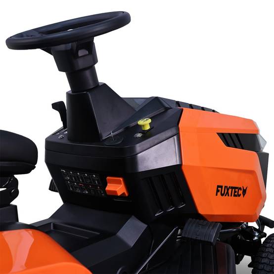 FUXTEC - Tondeuse à gazon autoportée FUXTEC FX-RMT92A – Tracteur tondeuse – 452 cm³ – 9,2 kW – 92,5 cm – Hydrostatique – Bac 280 L – 6000 m² - Image 6