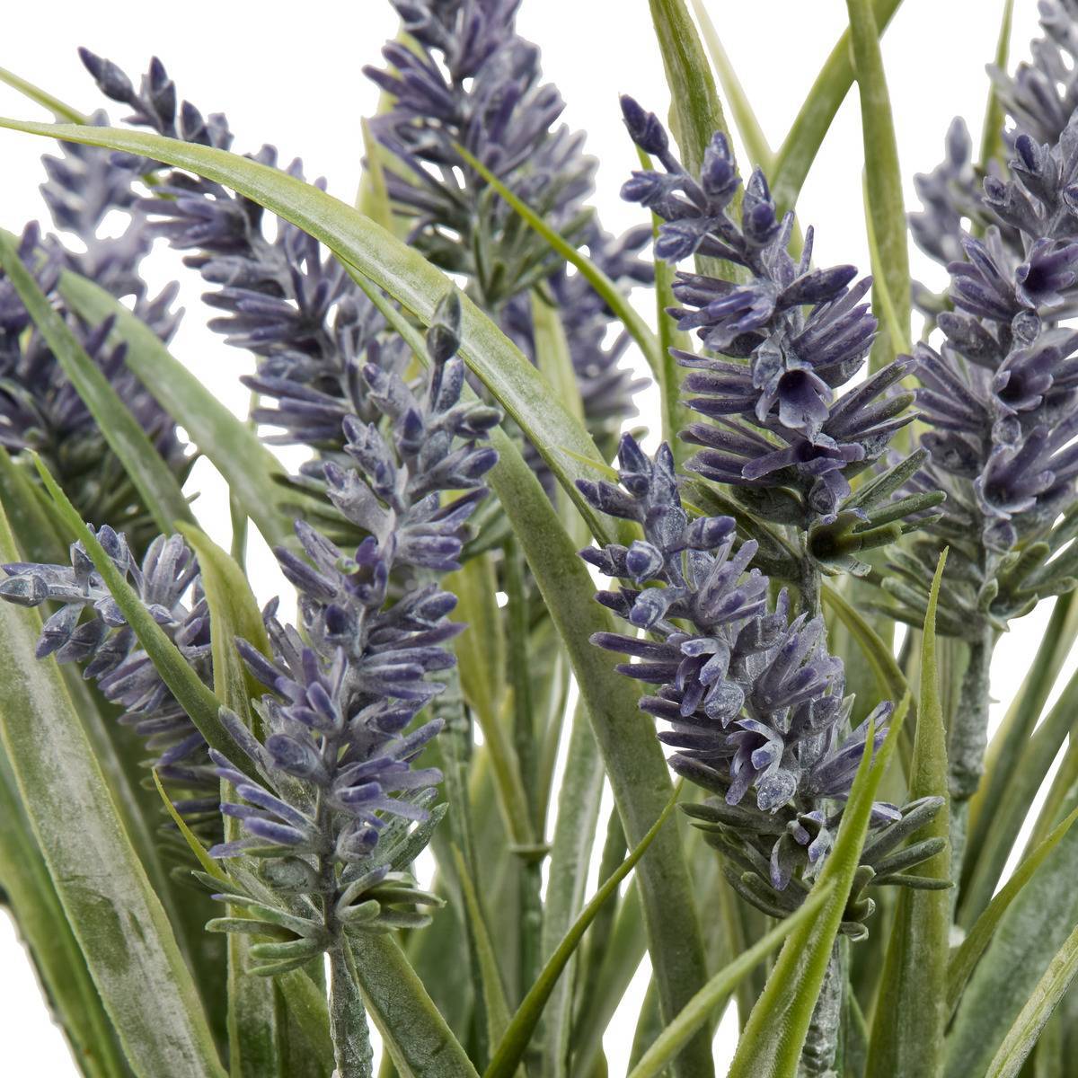 Atmosphera - Composition florale Artificielle Prov Lavande 35 cm Pot en Grès - Atmosphera Créateur d'intérieur - Image 3
