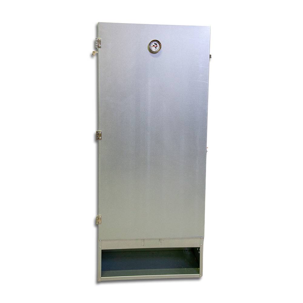 Ukal - Fumoir 4 niveaux en tôle galvanisée, h 110 cm - Image 1