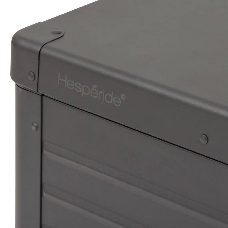 Hesperide - Coffre de rangement "Edenio" graphite L 182,2 x 78 x 89,4cm en aluminium 1070 L - Hespéride - Image 6
