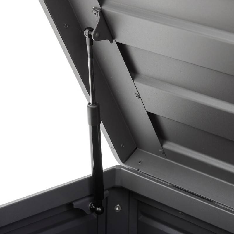 Hesperide - Coffre de rangement "Edenio" graphite L 182,2 x 78 x 89,4cm en aluminium 1070 L - Hespéride - Image 9