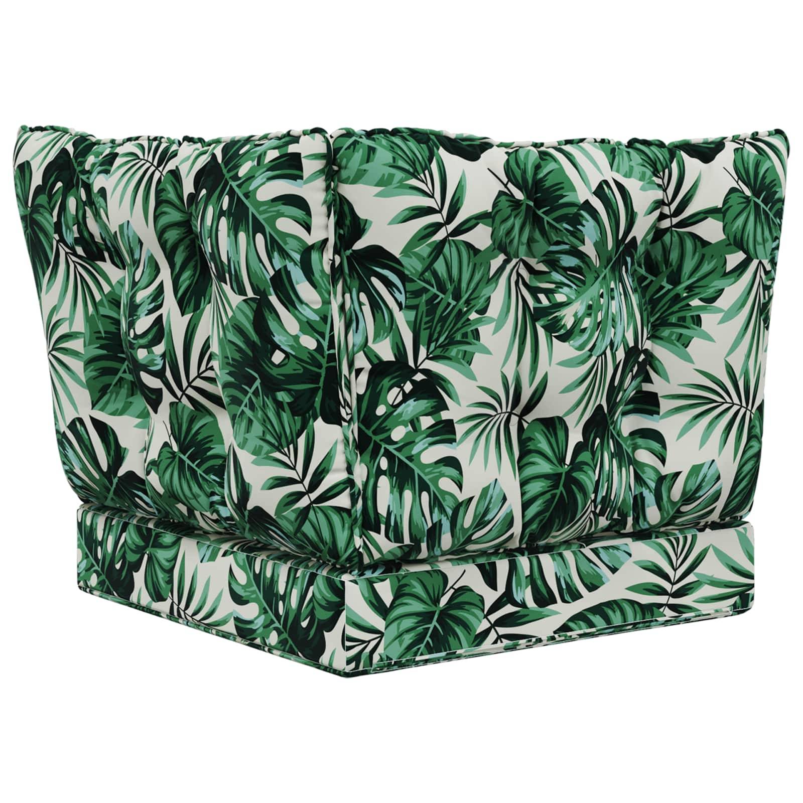 PANGIVO - Coussins de canapé extérieur polyester motif feuille 60 x 40 x 10 cm - PANGIVO - Image 7