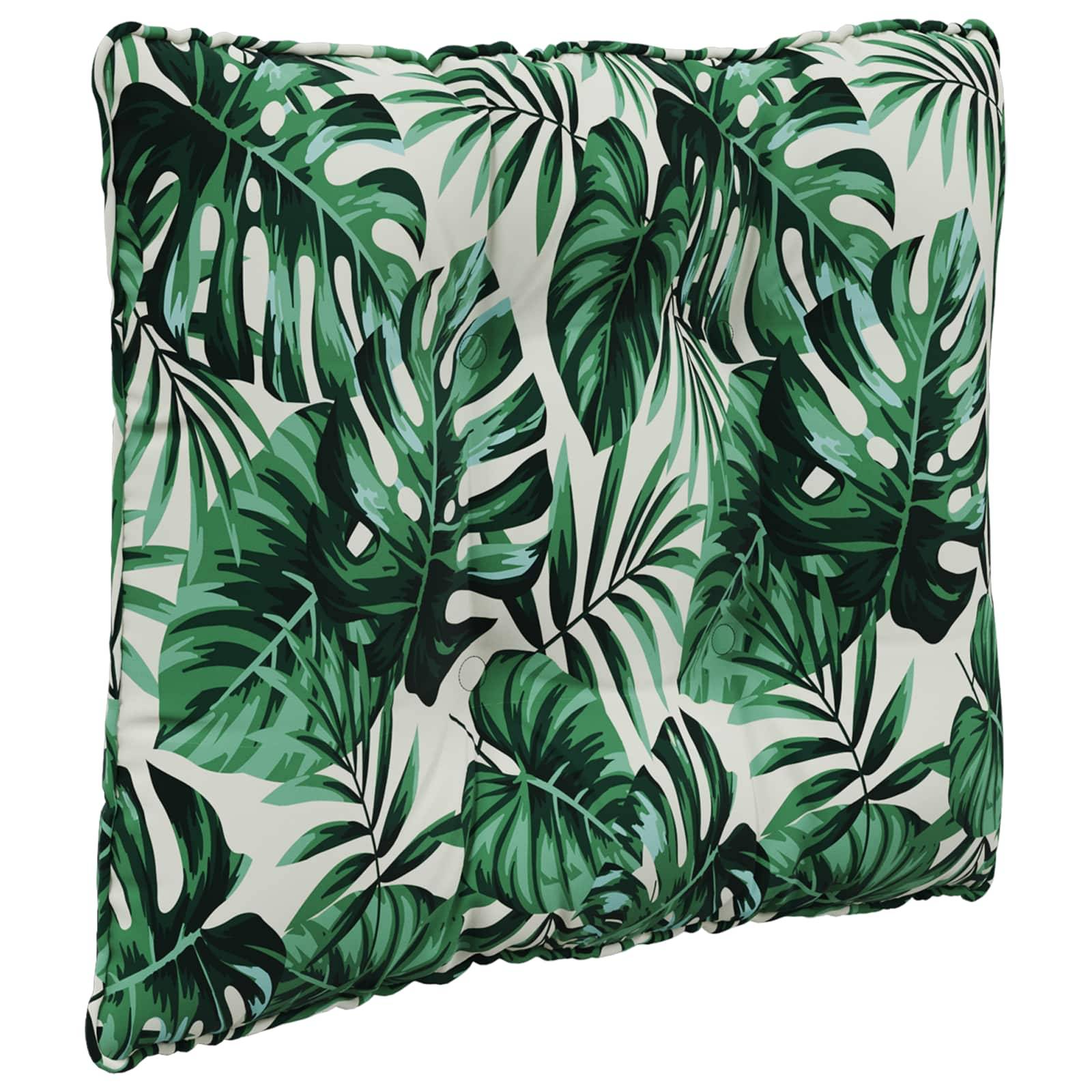 PANGIVO - Coussins de canapé extérieur polyester motif feuille 60 x 40 x 10 cm - PANGIVO - Image 5