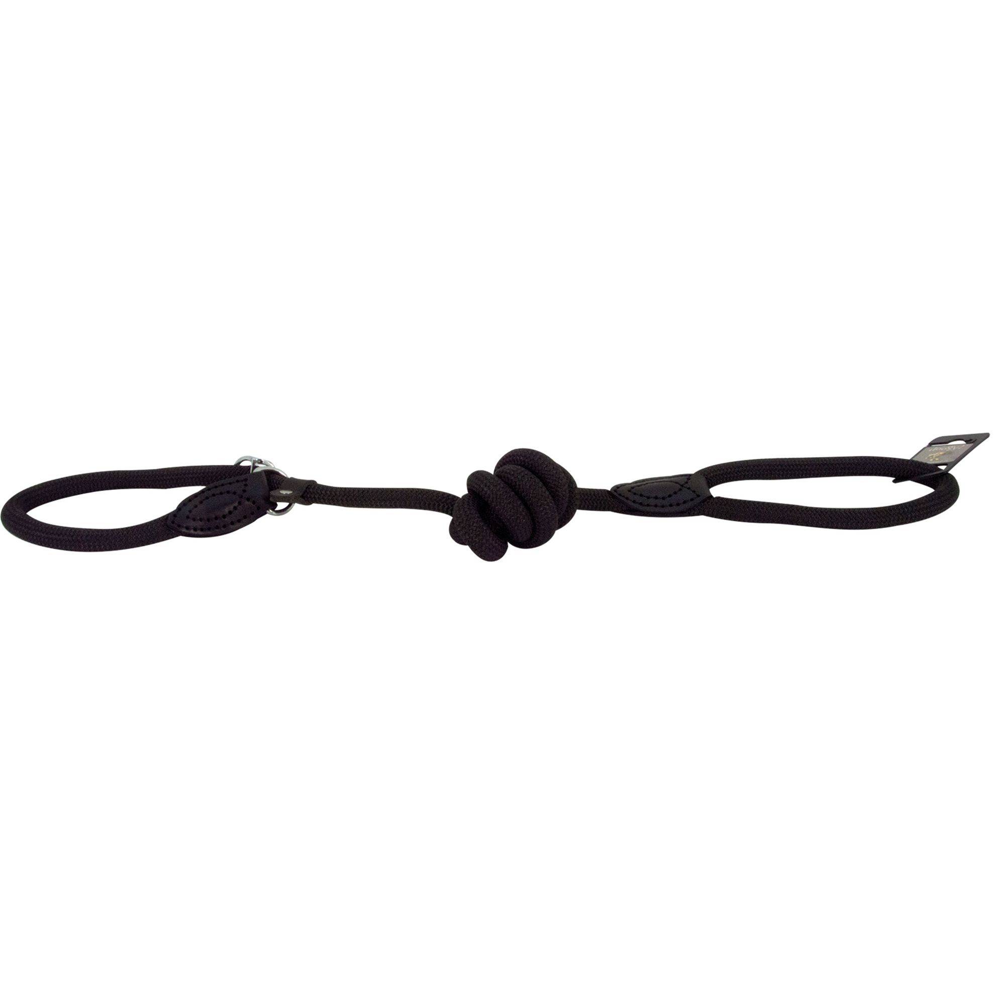 Laisse-lasso corde Run Around noire Taille : T2 DOOGY CLASSIC