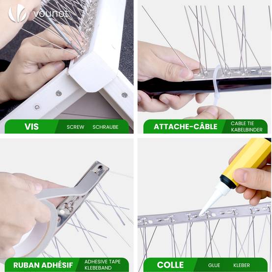 Pic Anti-Pigeon en Acier Inoxydable 6.5M Pack de 26 modules - Image 7