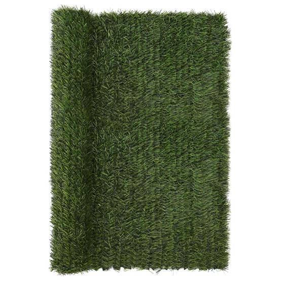 PANGIVO - Clôture artificielle PVC et acier vert clair 600 x 150 cm - PANGIVO - Image 2