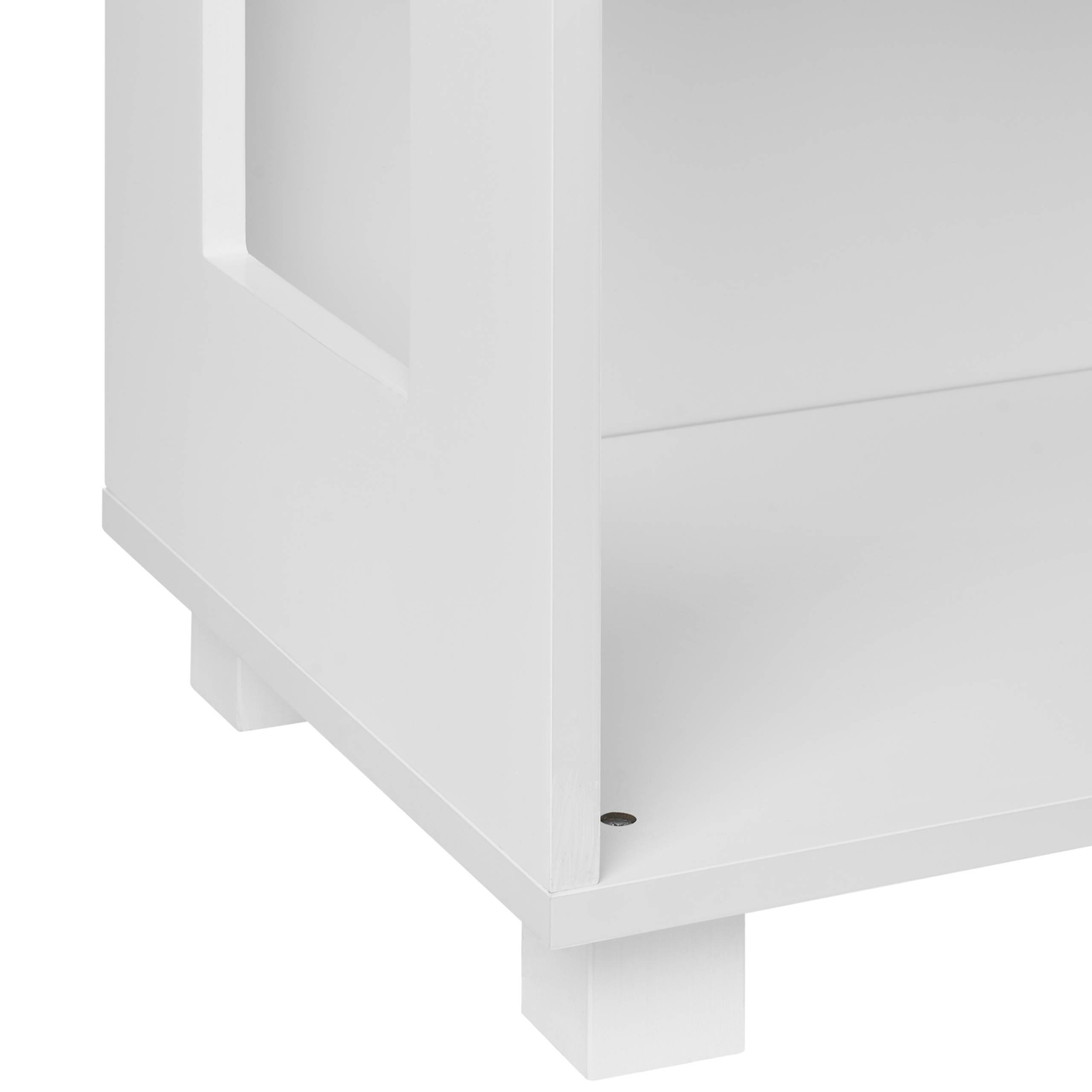Beliani - Meuble de rangement MDF Blanc GLENORIE - 39x30x100- Beliani - Image 7