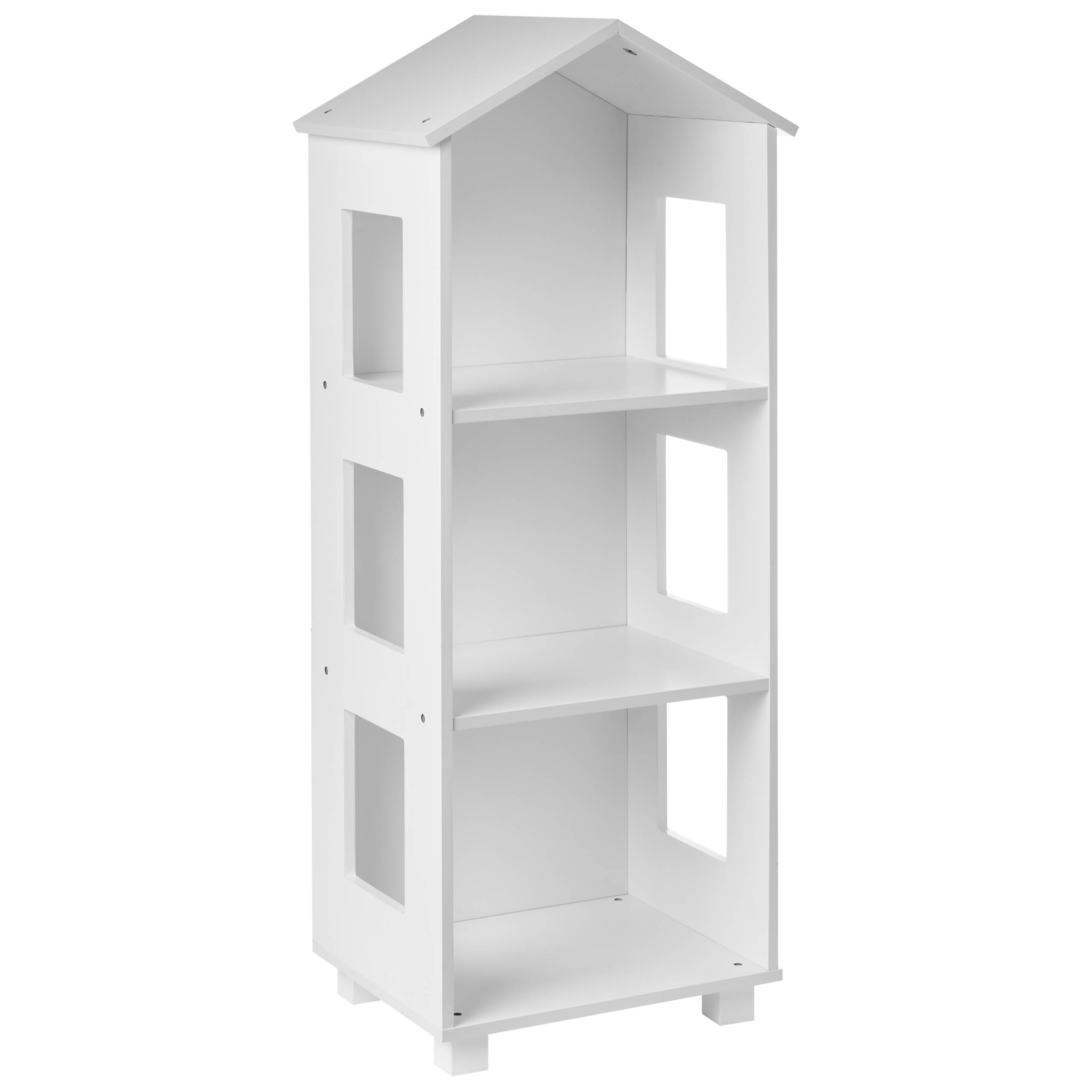Beliani - Meuble de rangement MDF Blanc GLENORIE - 39x30x100- Beliani - Image 2