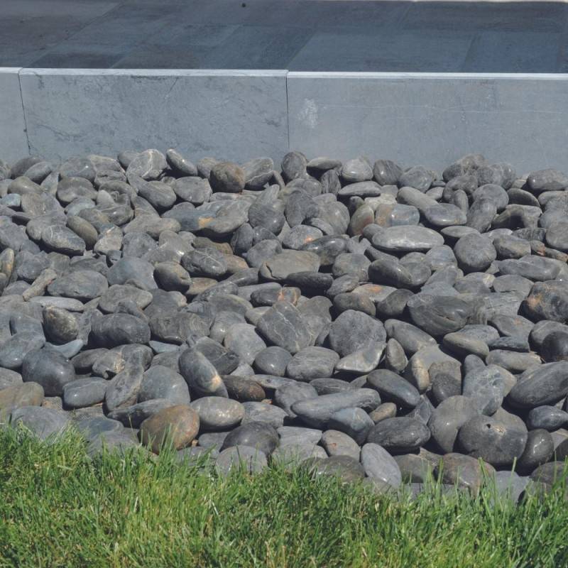 Bordure de jardin pierre bleue 50 x 23 x 3 cm - Gris bleu  (Lot de 10) - Jardinex - Image 2