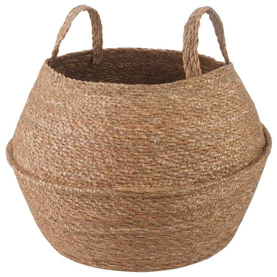 Pot de fleurs herbe de mer naturel 45 x 45 x 36 cm - PANGIVO - Image 1