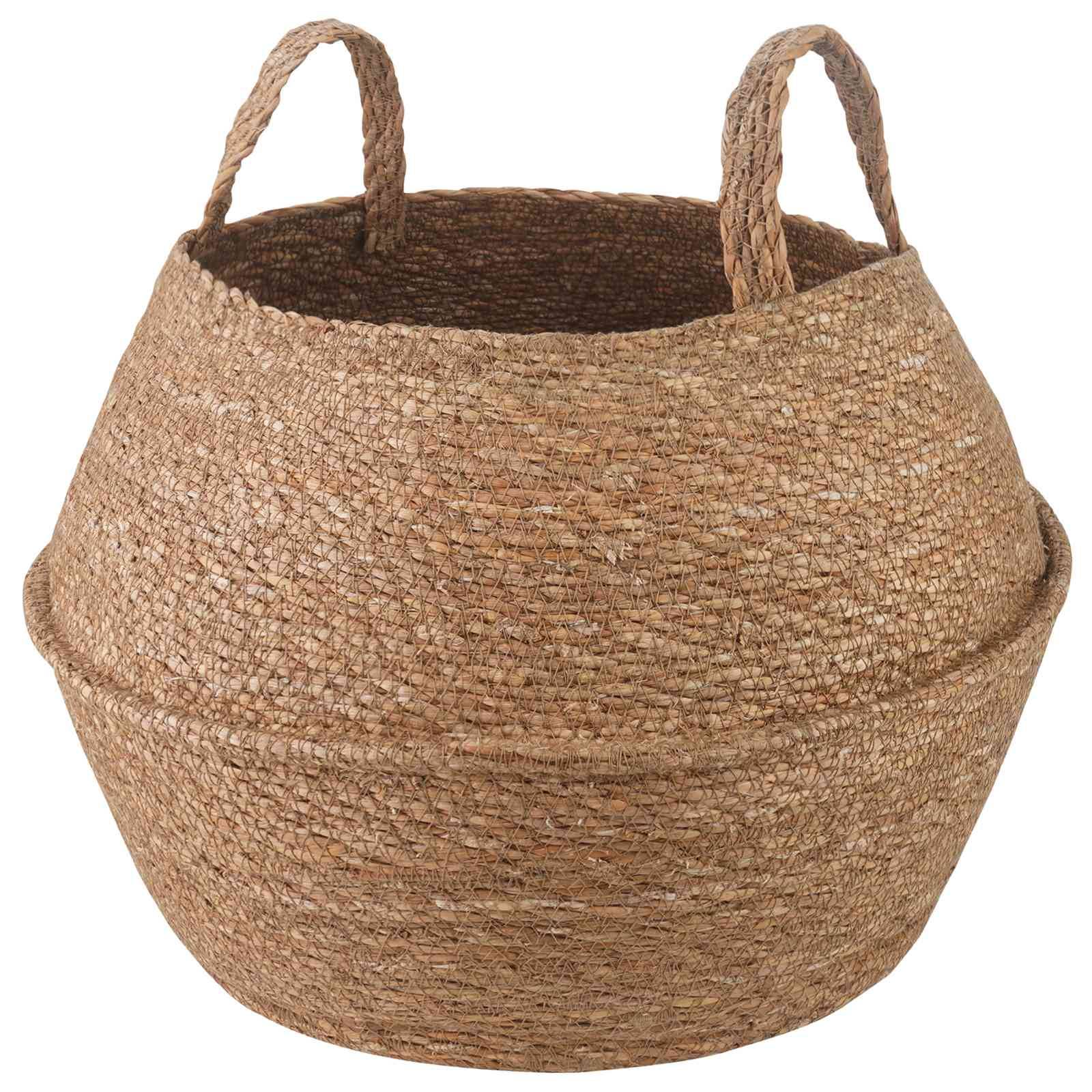 Pot de fleurs herbe de mer naturel 45 x 45 x 36 cm - PANGIVO - Image 1