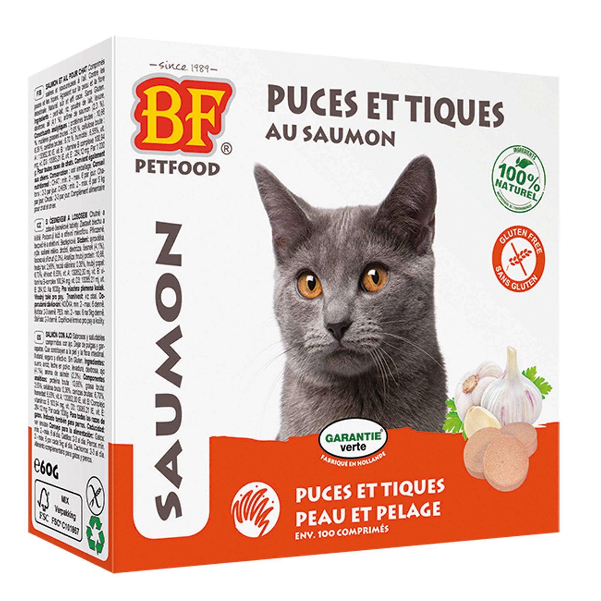 Friandises "Puces et tiques" au saumon Biofood BIOFOOD