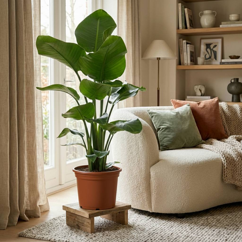Stelitzia Nicolai - Pot de 19cm - Hauteur 80 - 90cm - Plantes d'intérieur - Image 2