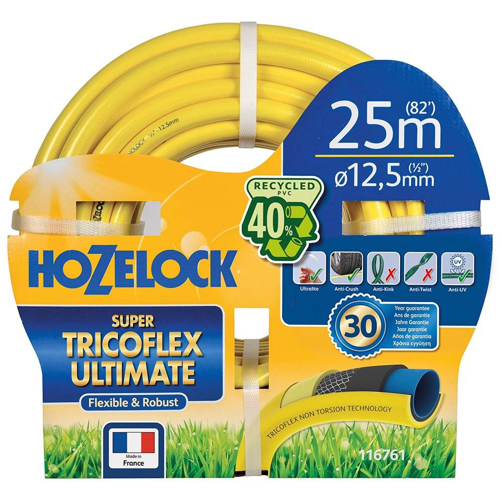 Hozelock - Tuyau d’arrosage multi usage Ultimate ultra robuste 19 mm 50 m jaune HOZELOCK - Image 1