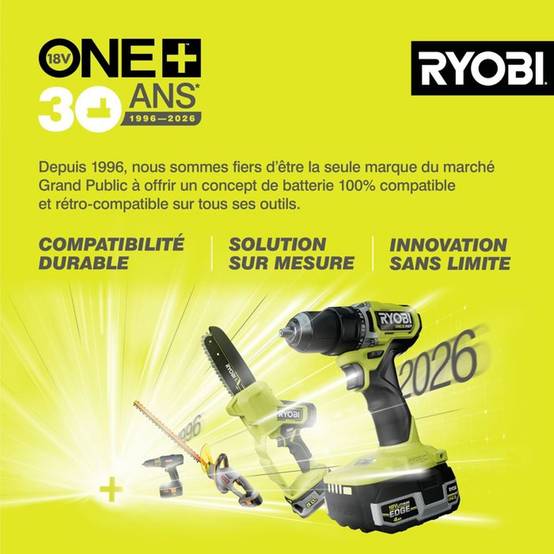 Ryobi - RYOBI - Pompe télescopique 18V - 3 360 l/h - immersion maxi. 1,2 m - IPX5 - vendue sans batterie - RY18STPA-0 - Image 8