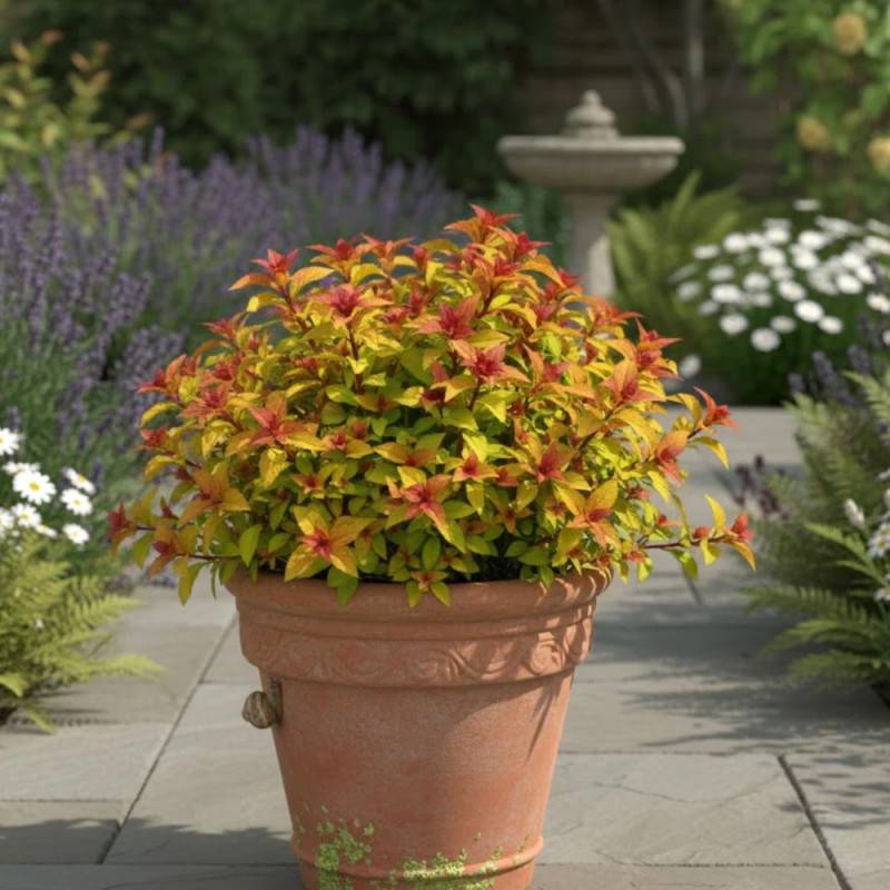 Spirée du Japon Merlo® Star 'Davcpo01', Spiraea à fleurs Rose - feuillage Caduc - Godet - 5/20 cm-  hauteur à maturité De 0,50 m à 1,00 m - Image 7