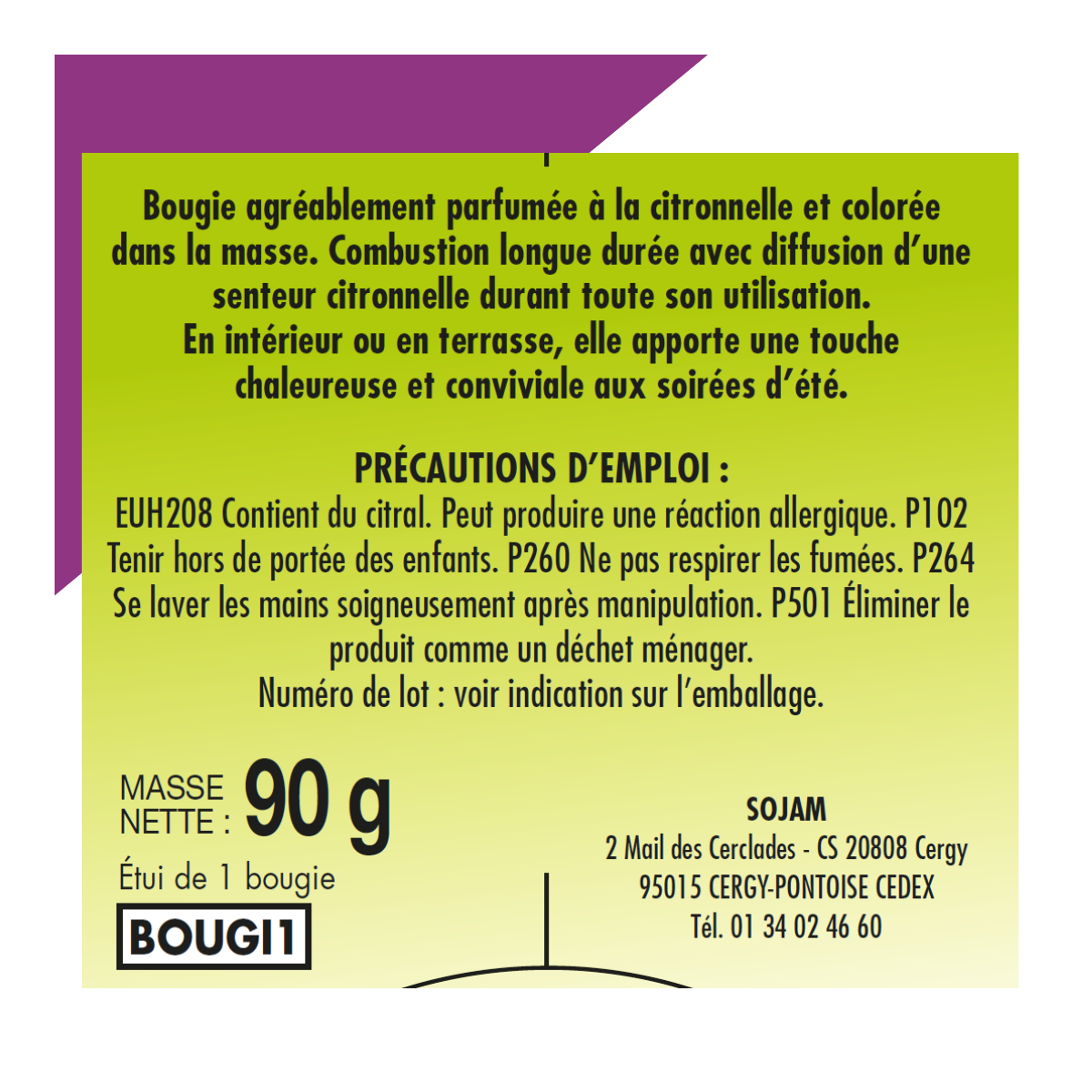 Acto - Bougies ACTO Citronnelle: Ambiance et Sécurité pour Vos Soirées - Image 4
