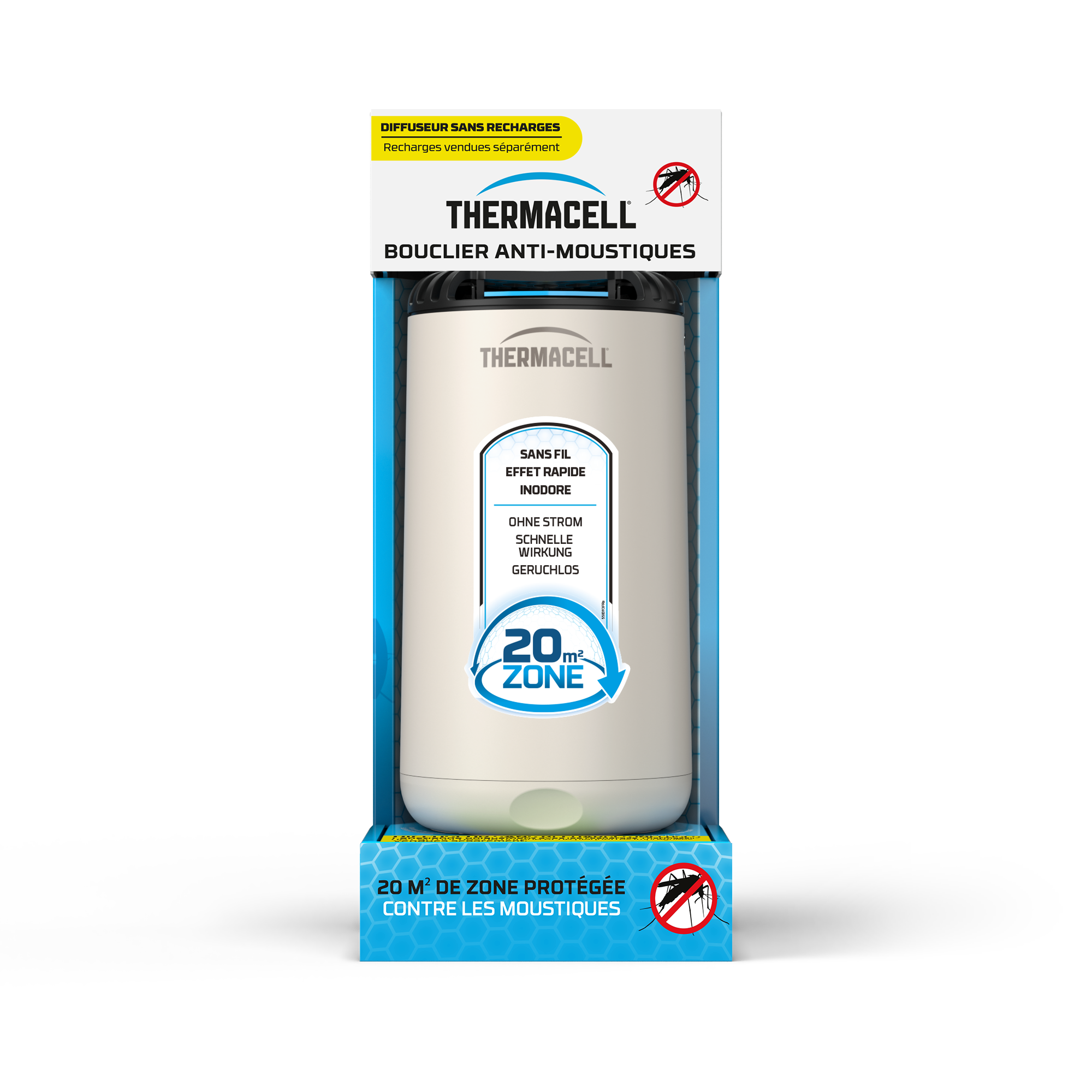 Thermacell - BOUCLIER ANTI-MOUSTIQUES DIFFUSEUR SANS PLAQUETTE