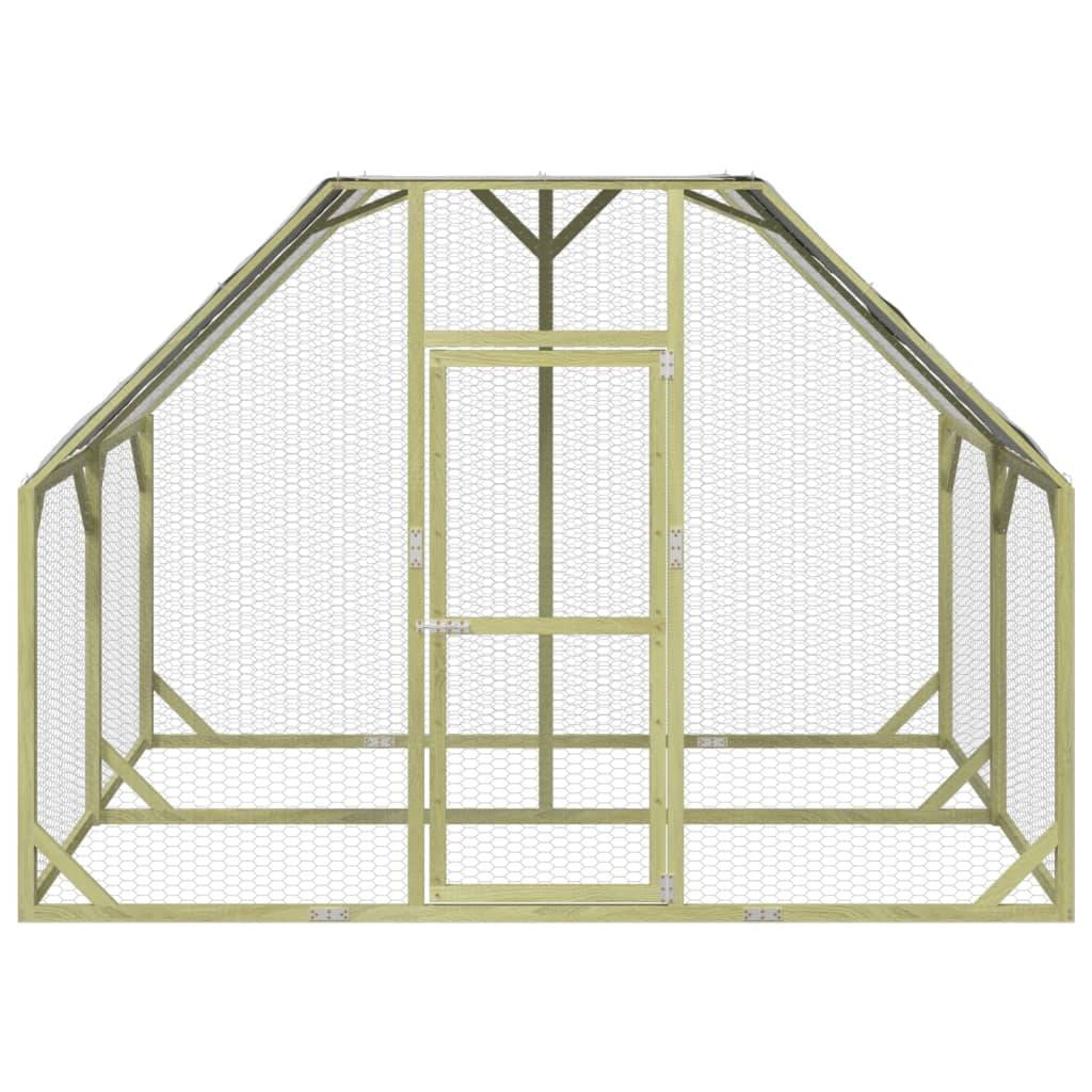 Vidaxl - Poulailler 268x200x190 cm Bois de pin massif imprégné vidaXL 3102988 - Image 9