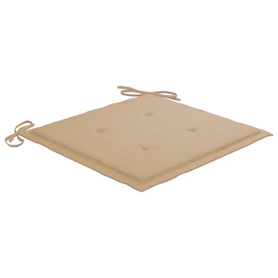 Lot de 2 Fauteuils d'Extérieur Design en Bois et Acier avec Coussins Confortables Beige – ComfortXL Outdoor Living - Image 8