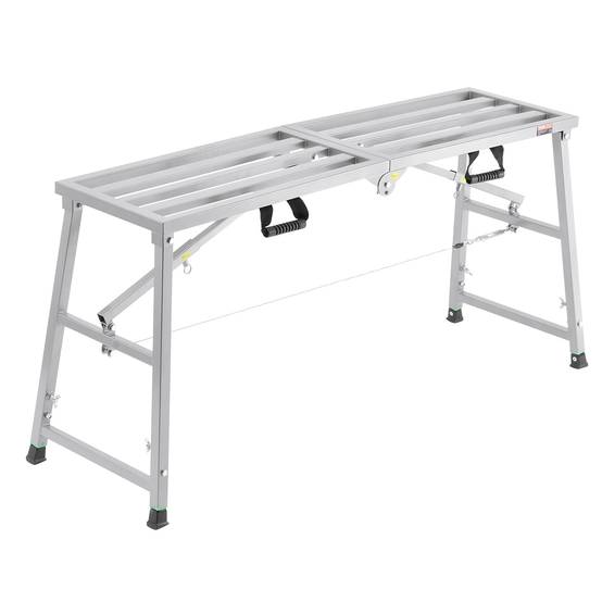 Vevor - VEVOR Plateforme travail échafaudage pliant, hauteurs 700-1150 mm, charge 360 kg. Acier allié. - Image 1