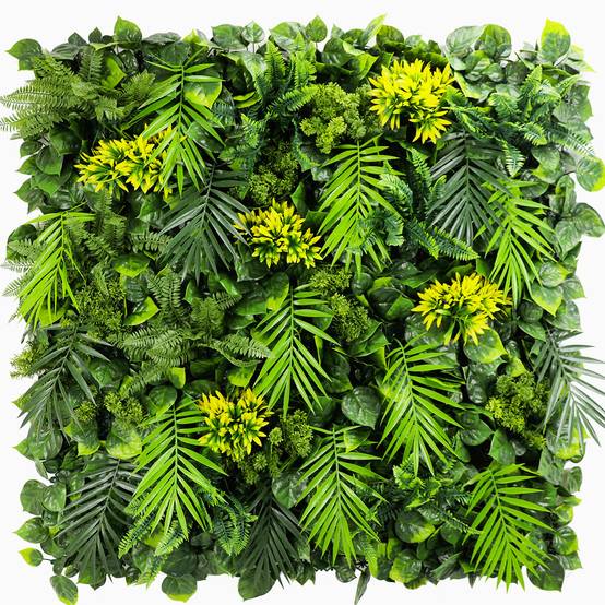 Exotik Mur vegetal artificiel plaque de 1mx1m La Jungle - Image 1