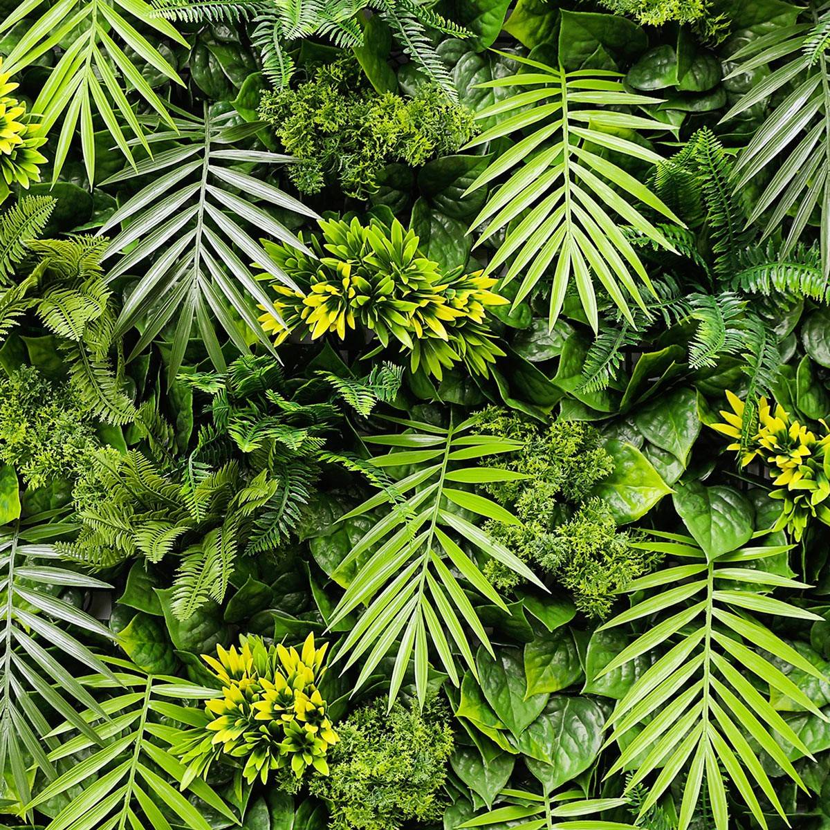 Exotik Mur vegetal artificiel plaque de 1mx1m La Jungle - Image 2