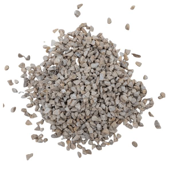 Gravillons calcaire blanc 6/10 mm – Sac +/- 25 kg - Image 1