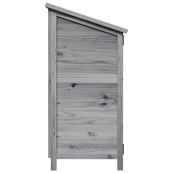 Vidaxl - Abri de jardin Gris 106 x 56 x 113,5 cm Bois d'ingénierie vidaXL 42033474 - Image 7
