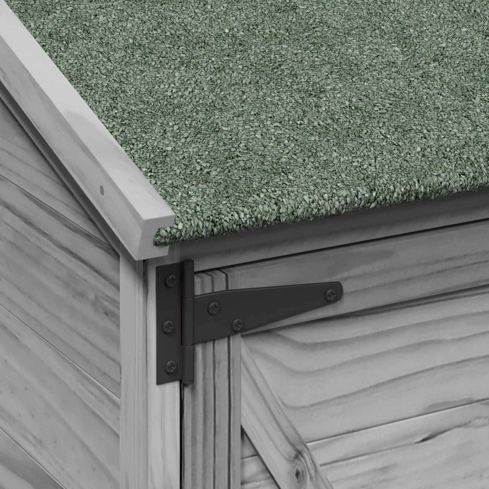 Vidaxl - Abri de jardin Gris 106 x 56 x 113,5 cm Bois d'ingénierie vidaXL 42033474 - Image 9