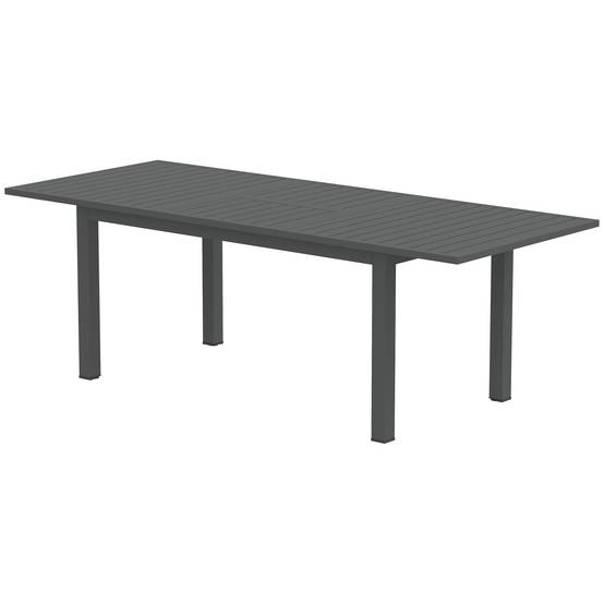PANGIVO - Table extensible aluminium gris 160/220 x 90 x 73 cm - PANGIVO - Image 2