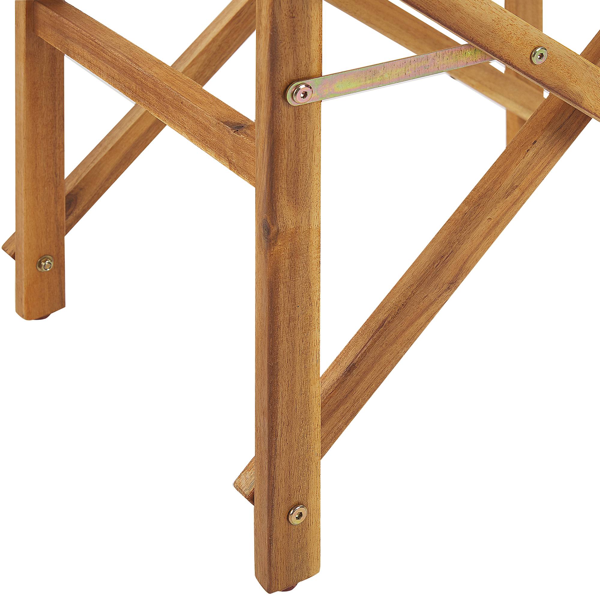 Chaise de jardin Tissu Blanc cassé CINE - Beliani - Image 8