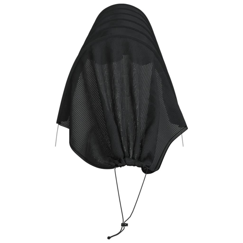 Vidaxl - Tunnels en filet 3 pcs noir acier et polyéthylène vidaXL 3281500 - Image 7