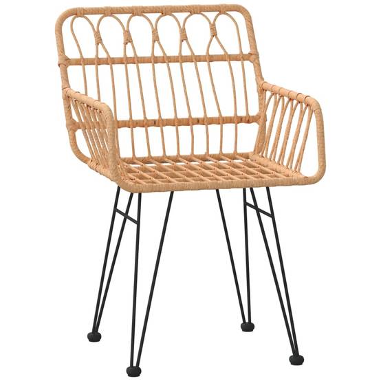 Ensemble à manger de jardin 5 pcs | Mobilier d'extérieur Résine tressée Maison Chic - Image 5