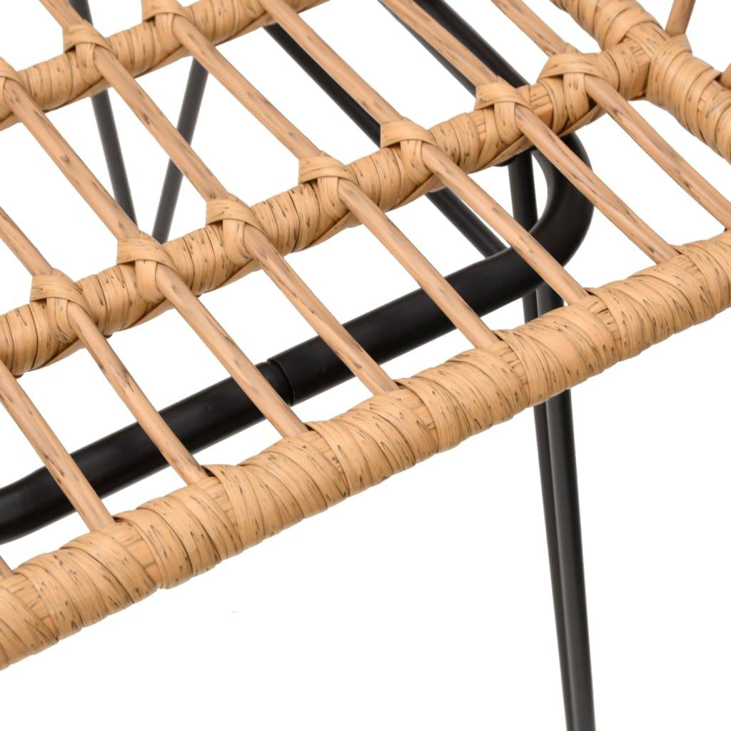Ensemble à manger de jardin 5 pcs | Mobilier d'extérieur Résine tressée Maison Chic - Image 7