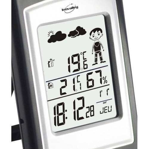 Inovalley - Station météo électronique LCD sans fil - Image 2