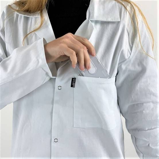 Blouse blanche chimie étudiant et lycéen Pigment LMA Blanc 3XL - Image 4