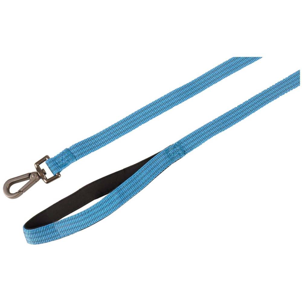 Flamingo - Laisse jannu bleu 1 mètre  x 20 mm  pour chien. - Image 1