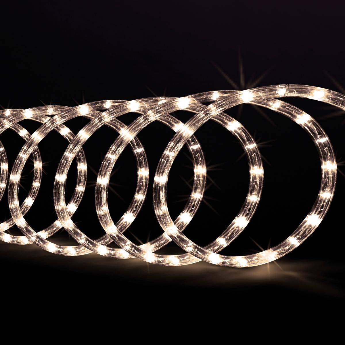 Fééric Lights & Christmas - Tube électrique extérieur 10m 180 LED blanc chaud FEERIC LIGHTS & CHRISTMAS - Image 4