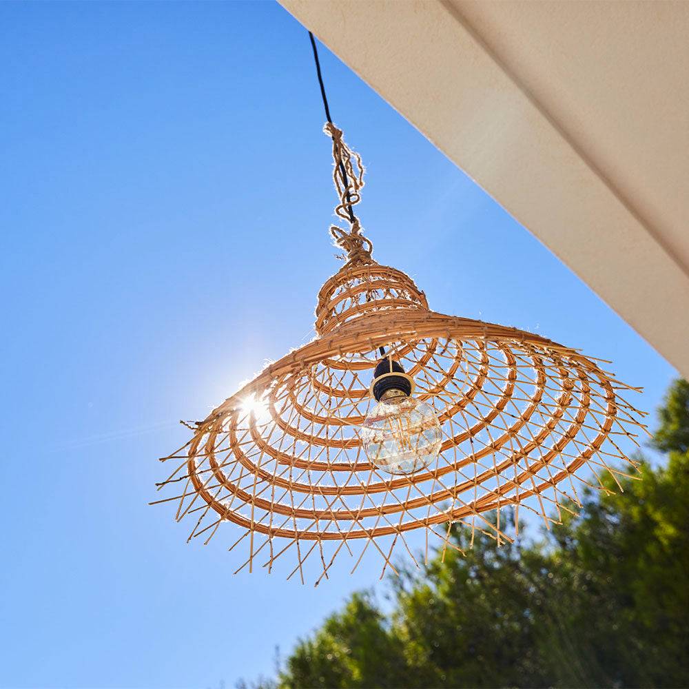 Lumisky - Suspension GAIA Extérieure Palmier Dattier Beige D60cm - Image 2