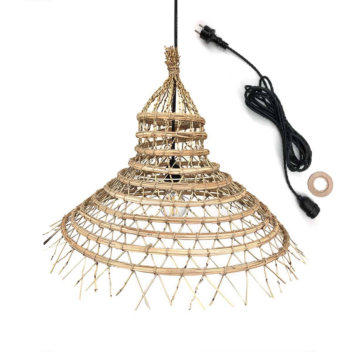 Lumisky - Suspension GAIA Extérieure Palmier Dattier Beige D60cm - Image 1