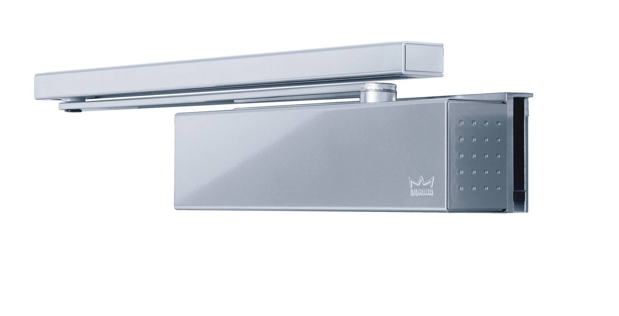 Ferme porte TS 91B fixe force 3 fourni sans bras finition argent - DORMA - 41030101 - Image 1
