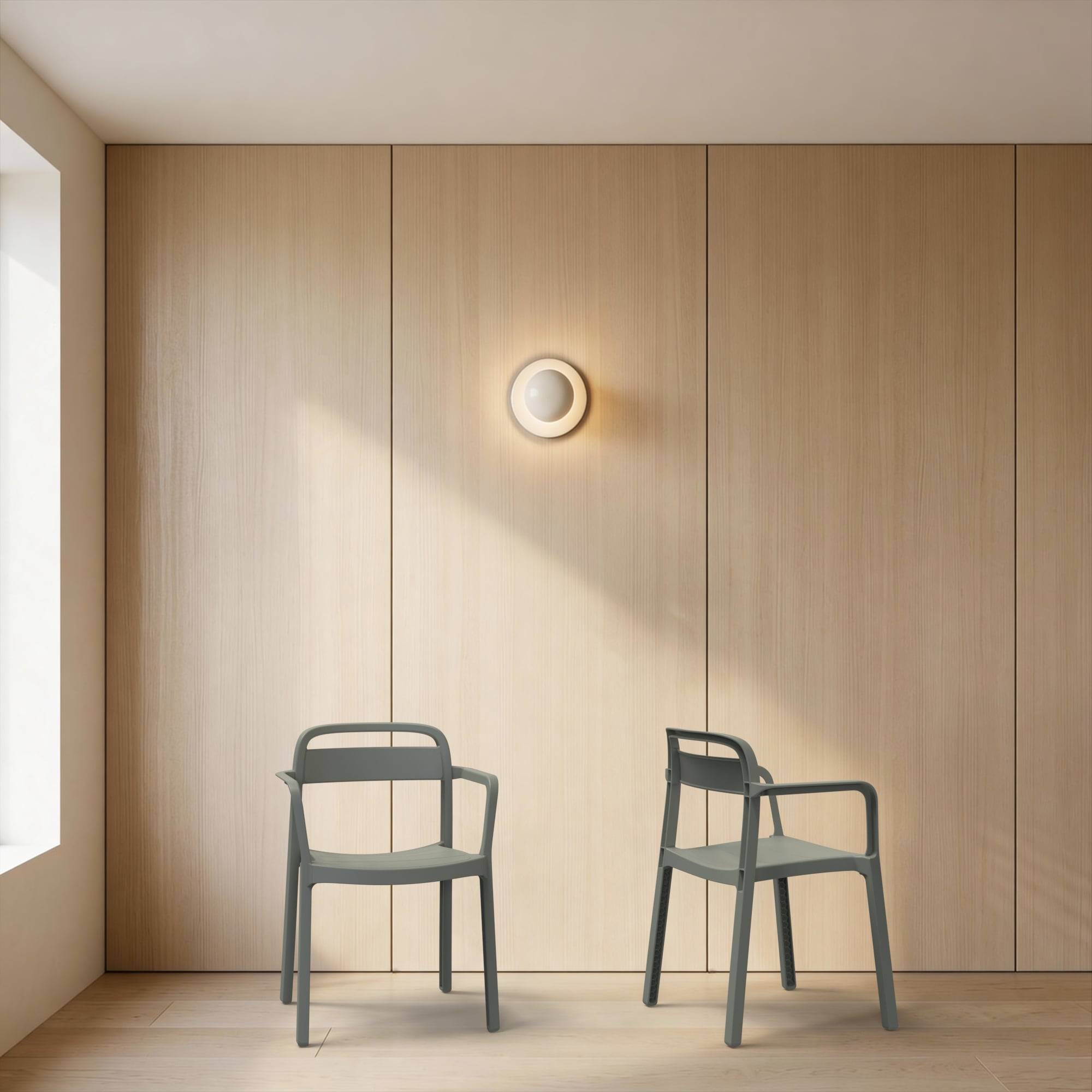 Fauteuil intérieur, extérieur gris verdâtre JUNE garbar - Image 9