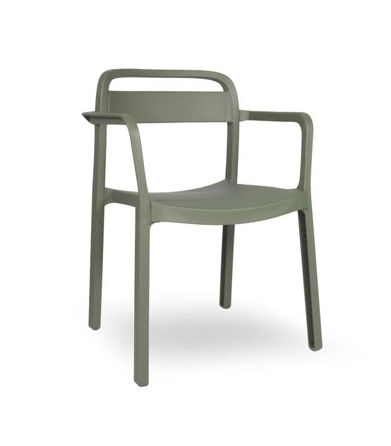 Fauteuil intérieur, extérieur gris verdâtre JUNE garbar - Image 1