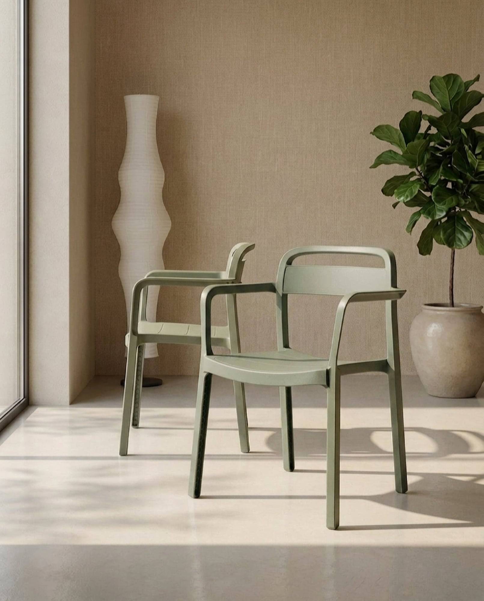 Garbar - Fauteuil June garbar plastique vert - Image 3