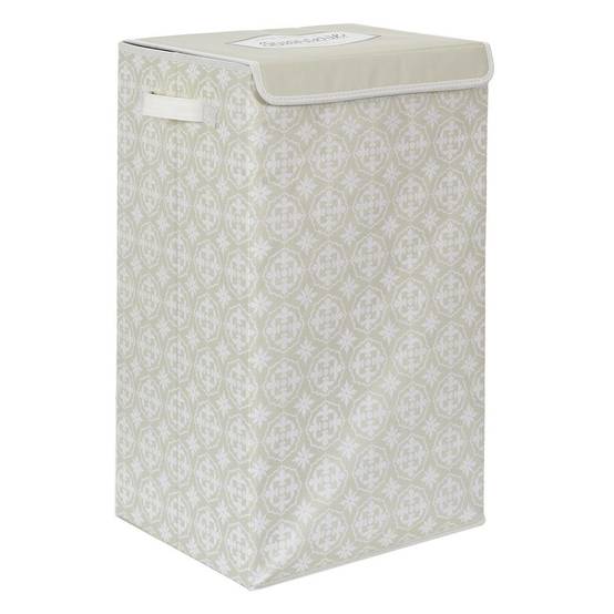 Panier à Linge "Ma Petite Buanderie" 60cm Beige - Image 1