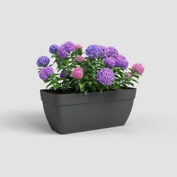 Artevasi - Jardiniere Capri Campana Xl - Plastique - 80 Cm - Anthracite - Artevasi - Image 5