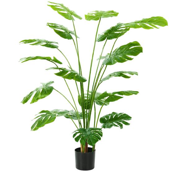 Plante artificielle arbre artificiel monstera deliciosa avec pot inclus hauteur 150 cm intérieure - Image 2