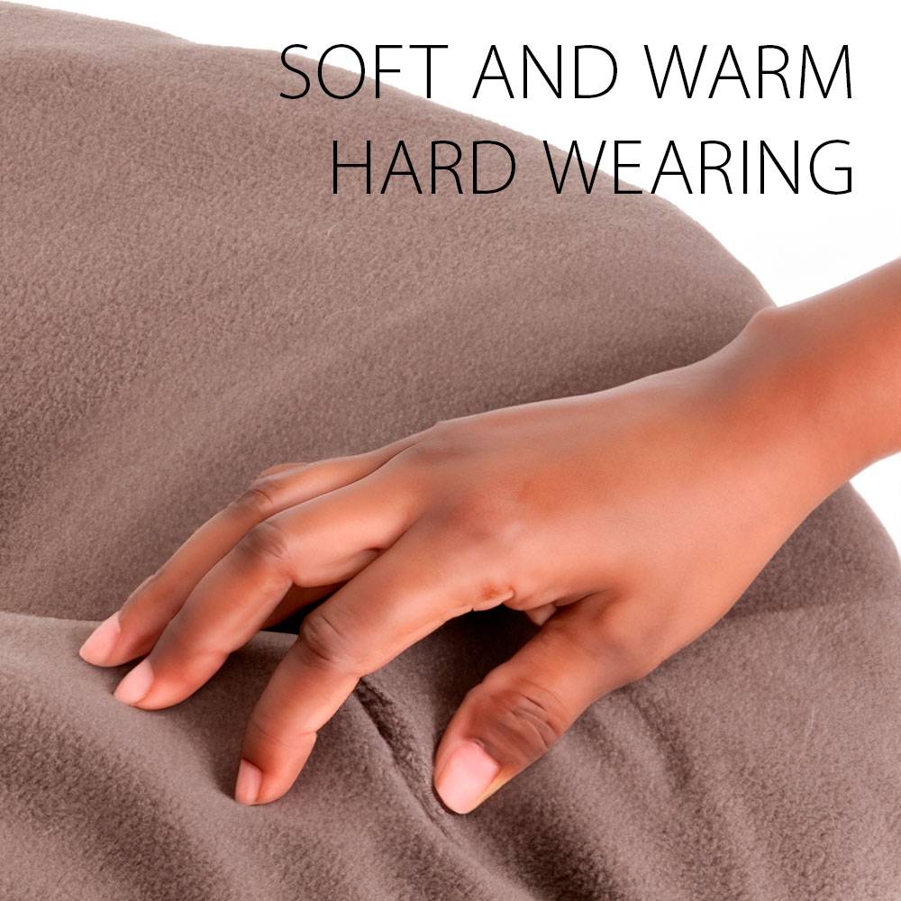 Ferplast - Canapé Lit pour Chiens et Chats COCCOLO MICROFLEECE 80 Soft Micropolaire Lavable Taupe - Image 6