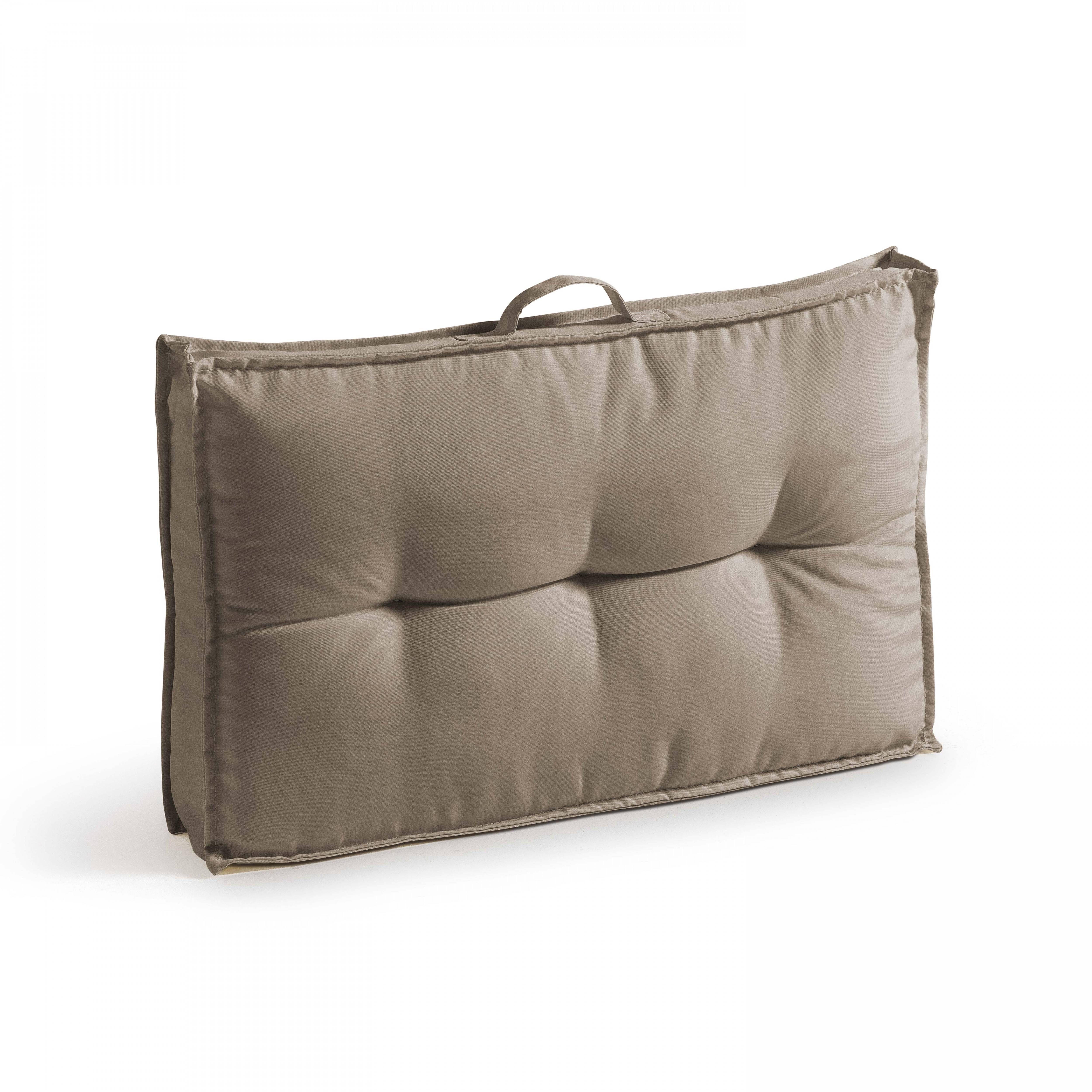 Oviala - Pack salon de jardin palettes et cousinage taupe Cuzco - Oviala - Image 4